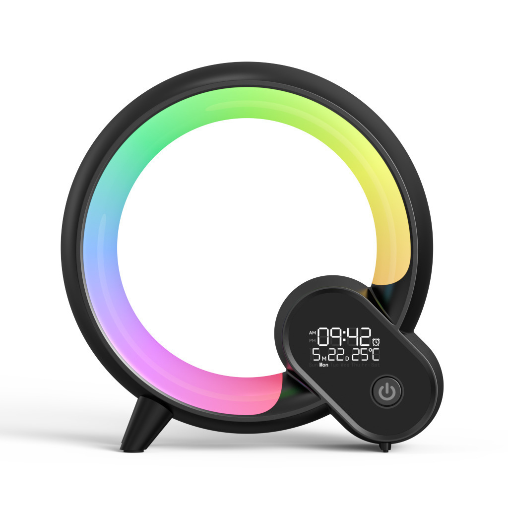 Creative Q Sunrise Alarm Clock with Bluetooth Speaker & Ambient Light - Image 7