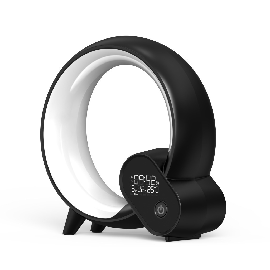 Creative Q Sunrise Alarm Clock with Bluetooth Speaker & Ambient Light - Image 2