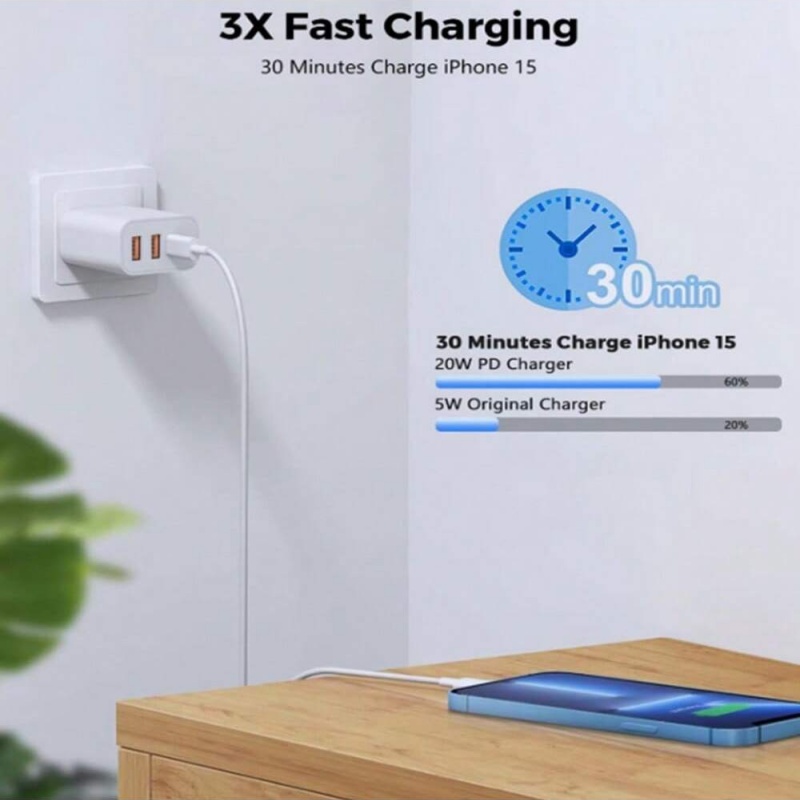 Charger Cable - Portable, Durable, Essential For Charging Compatible With Multiple Devices And Ensures Device Safety. - Image 9