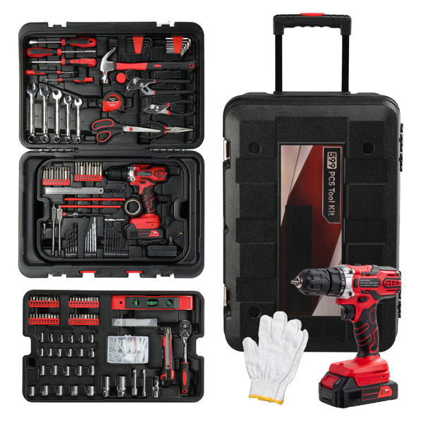 599 With 21v Drill Tool Set 1 599 With 21v Drill Tool Set