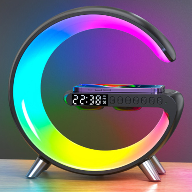 G-Shaped Smart LED Lamp with Speaker & Charger (App Control, Home Atmosphere)