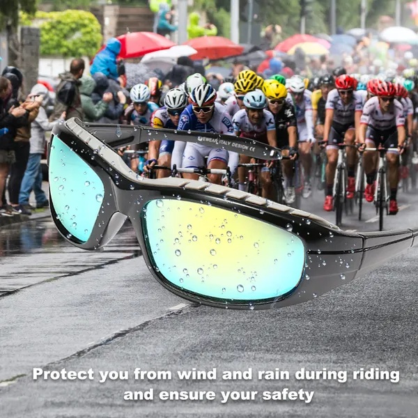 2 Pairs Motorcycle Padded Foam Wind Resistant Riding Glasses Sunglasses - Image 3