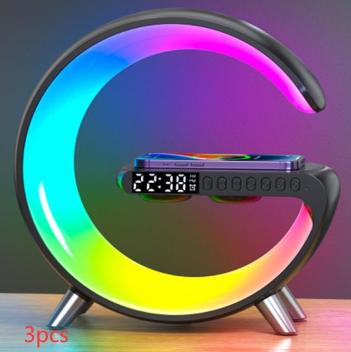 G-Shaped Smart LED Lamp with Speaker & Charger (App Control, Home Atmosphere) - Image 5