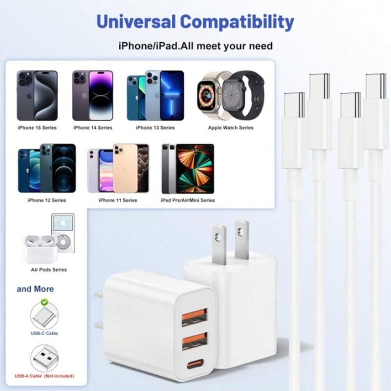 Charger Cable - Portable, Durable, Essential For Charging Compatible With Multiple Devices And Ensures Device Safety. - Image 3