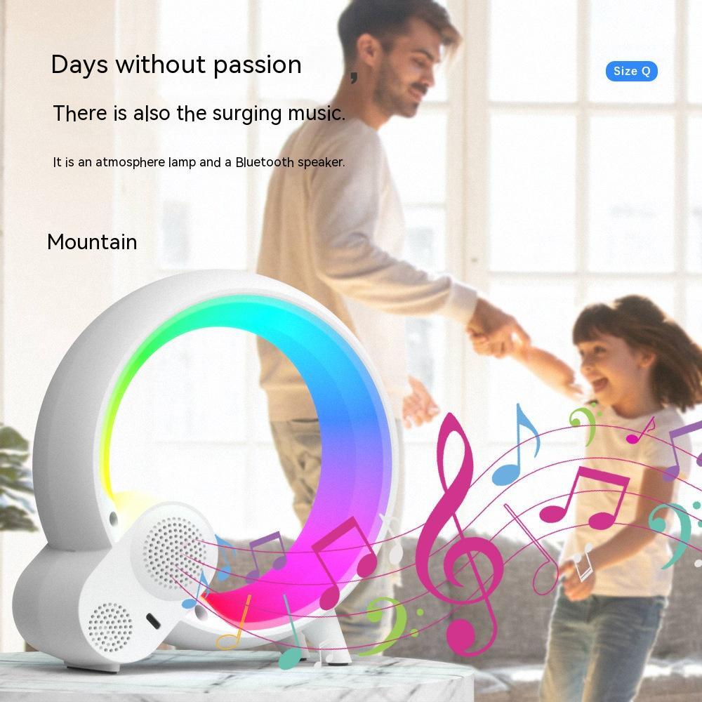 Creative Q Sunrise Alarm Clock with Bluetooth Speaker & Ambient Light - Image 6