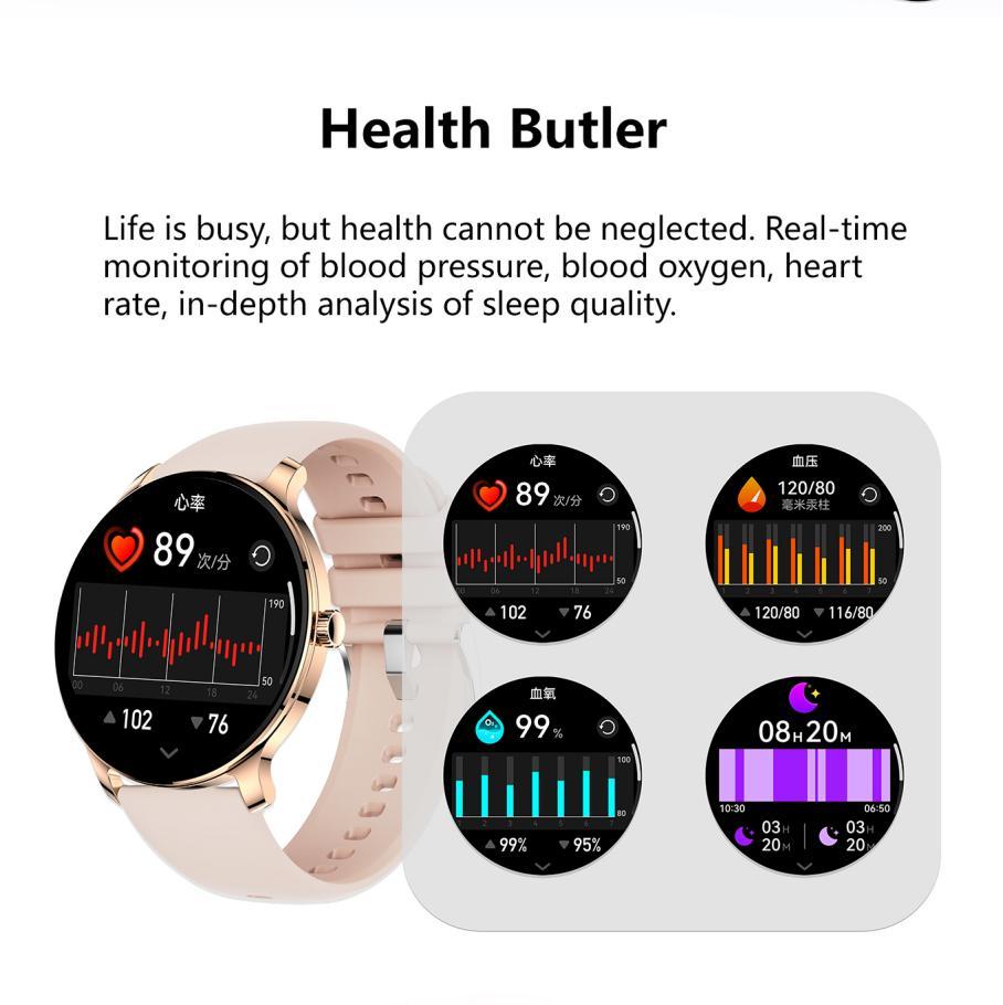 Ultra Slim Smart Watch For Men Women, 1.43 AMOLED Screen Fitness Watches , LP67 Outdoor Watch For Android Ios - Image 4