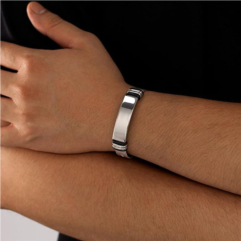 Premium Bracelet Titanium Steel Adjustable Bracelet 5 Premium Bracelet Titanium Steel Adjustable Bracelet - Image 5