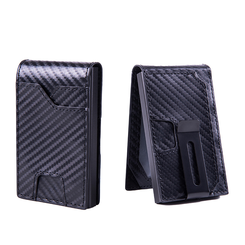 Men's Slim Wallet With Pop Up Card Holder, RFID Blocking, Minimalist Design With Large Card Capacity, Money Clip 5 Men's Slim Wallet With Pop Up Card Holder, RFID Blocking, Minimalist Design With Large Card Capacity, Money Clip - Image 5