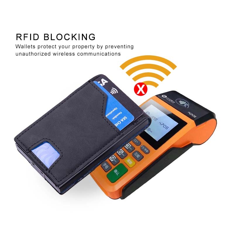 Men's Slim Wallet With Pop Up Card Holder, RFID Blocking, Minimalist Design With Large Card Capacity, Money Clip 9 Men's Slim Wallet With Pop Up Card Holder, RFID Blocking, Minimalist Design With Large Card Capacity, Money Clip - Image 9