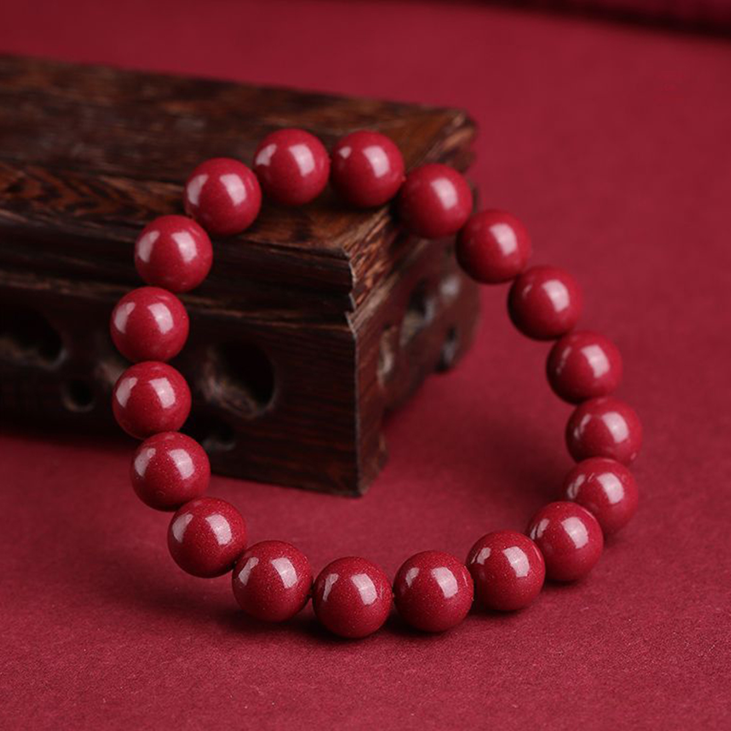 Plain Cinnabar Bracelet - Image 9