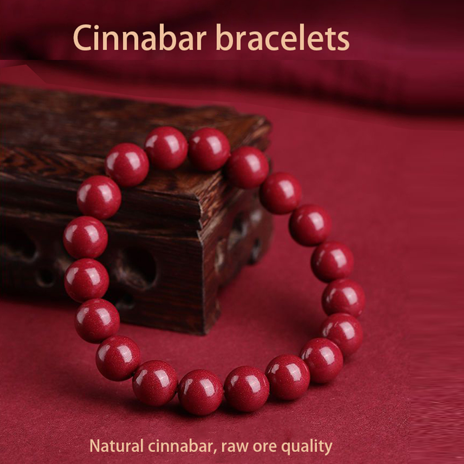 Plain Cinnabar Bracelet - Image 6
