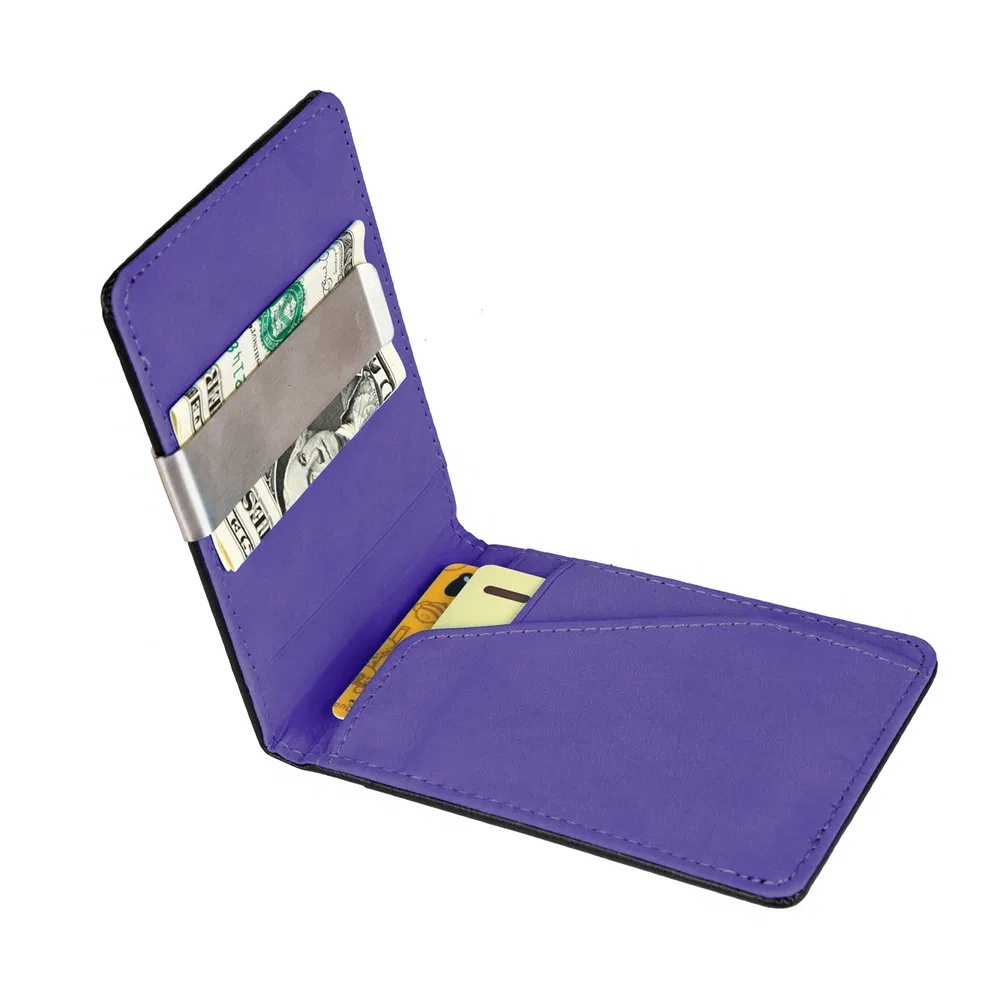Unisex PU Leather Wallet RFID Blocking Slim Bifold Credit Card Holder With Money Clip 10 Unisex PU Leather Wallet RFID Blocking Slim Bifold Credit Card Holder With Money Clip - Image 10