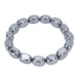 Terahertz Bracelet Energy Stone Loose Elastic Natural Beads Terahertz Bracelet For Women Men