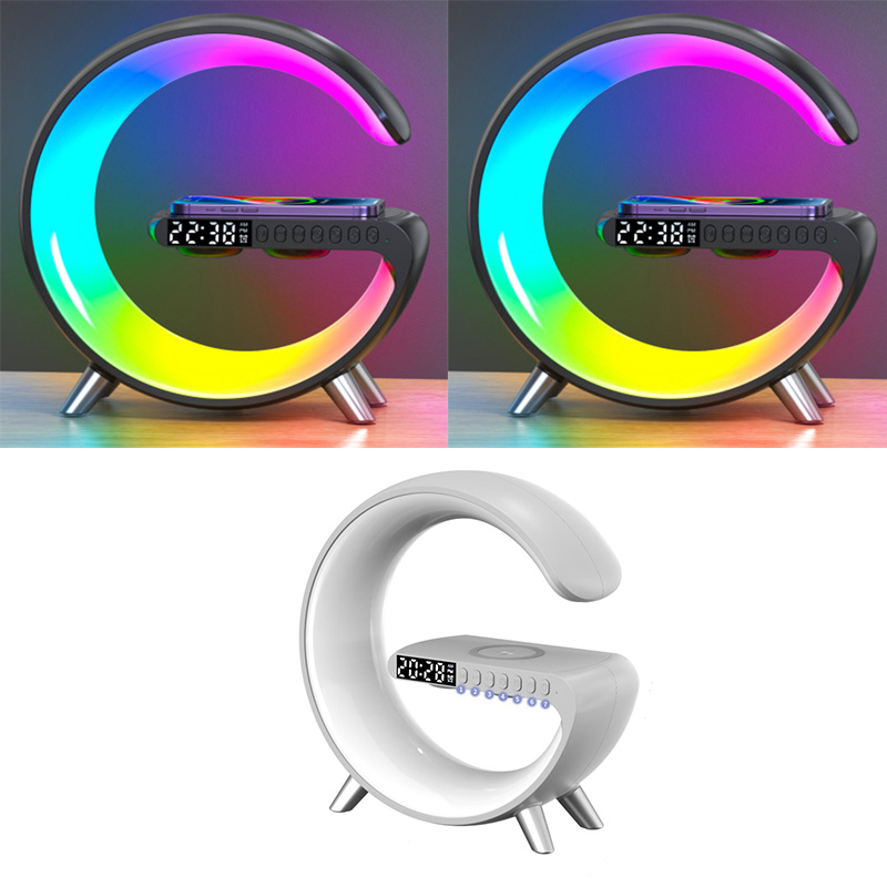 G-Shaped Smart LED Lamp with Speaker & Charger (App Control, Home Atmosphere) - Image 6