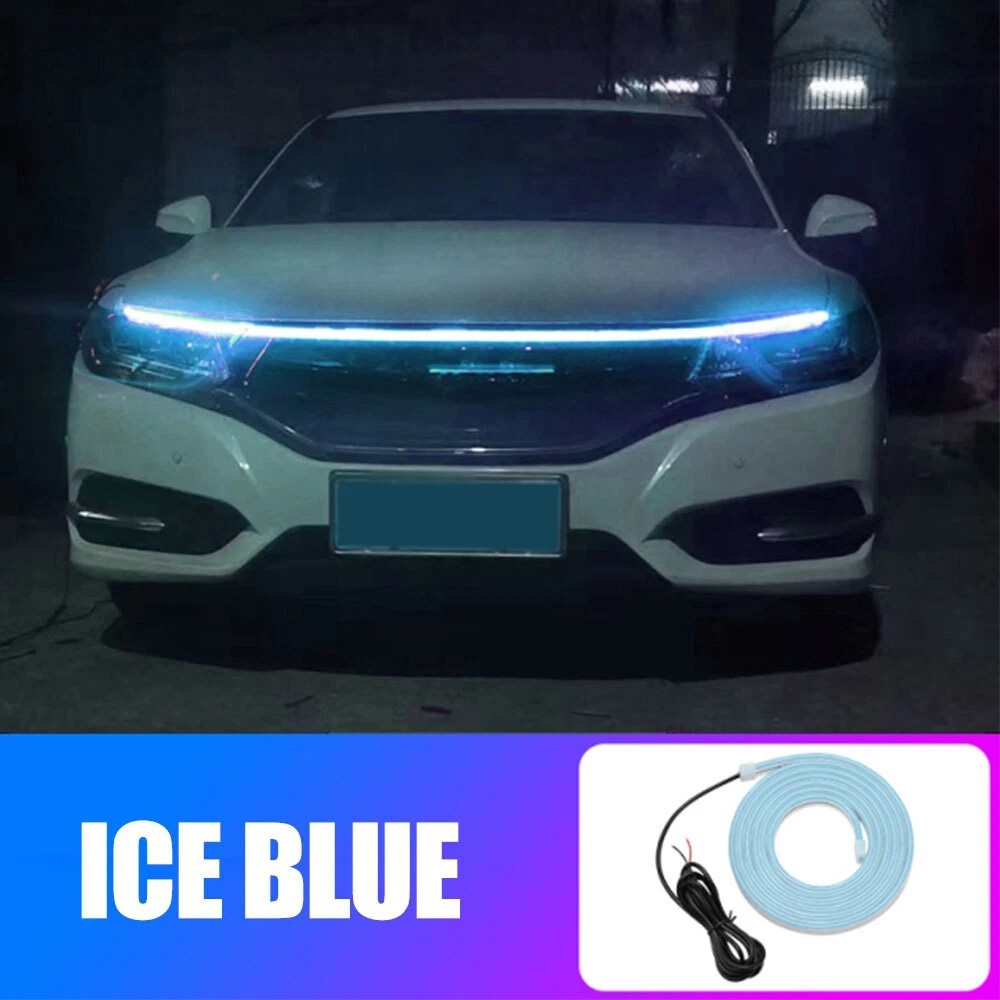180cm 12V Car Waterproof Front Hood LED Daytime Running Decorative Flexible Light Strip For Car, Truck, SUV - Image 5