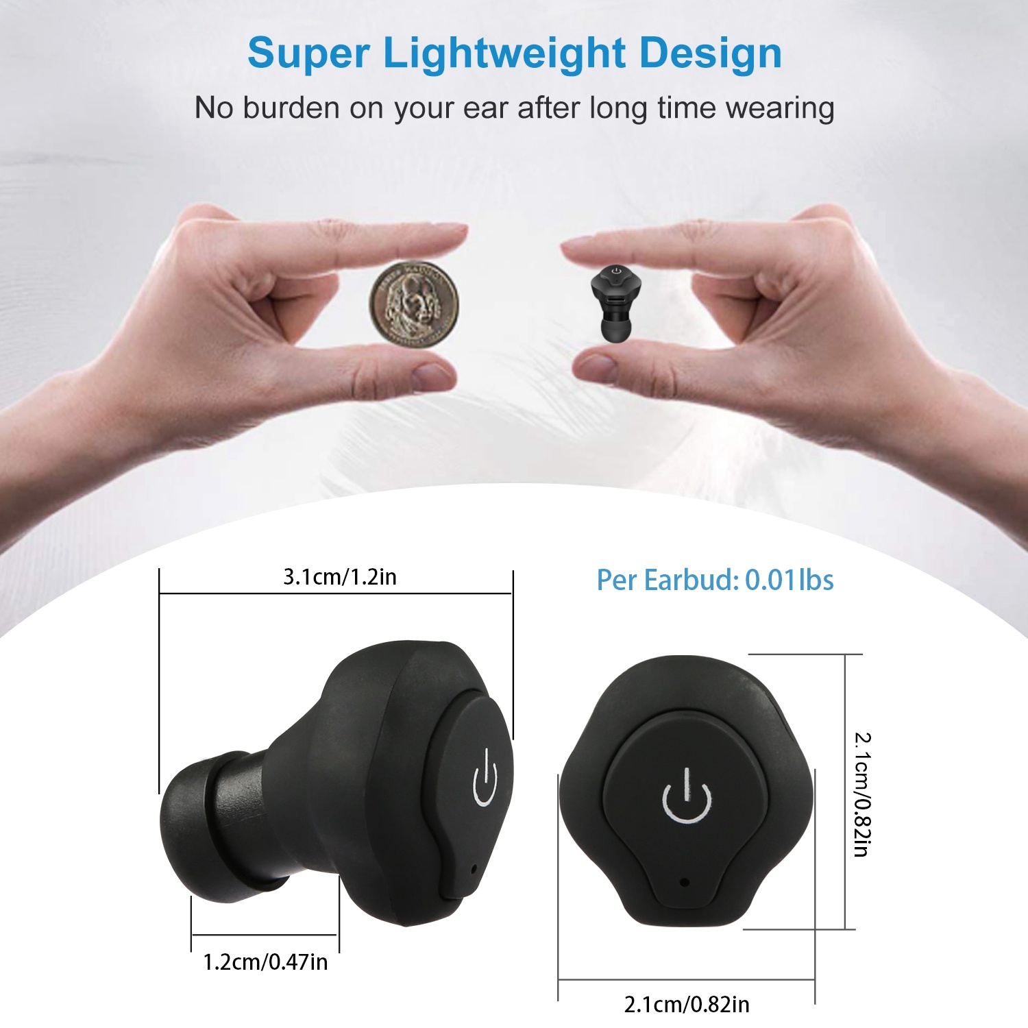True Wireless CSR 4.2 Earbuds, IP44 Apt-X Stereo Noise Cancelling Mic for Business & Driving 9 True Wireless CSR 4.2 Earbuds, IP44 Apt-X Stereo Noise Cancelling Mic for Business & Driving - Image 9