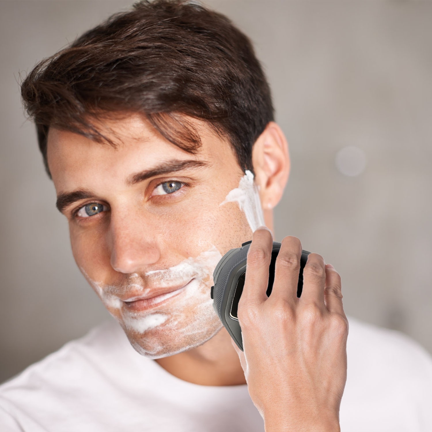 6D Magnetic Floating Head Bald Shaver, IPX6 Wet/Dry Type-C with LED Display 5 6D Magnetic Floating Head Bald Shaver, IPX6 Wet/Dry Type-C with LED Display - Image 5