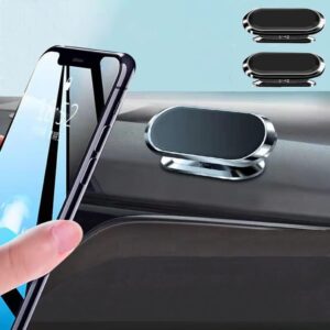 2 Pack Powerful Magnetic Car Phone Holder, Upgrade Strong Magnet, 360° Rotation, Universal Stable Mount Compatible with All Mobile Phones