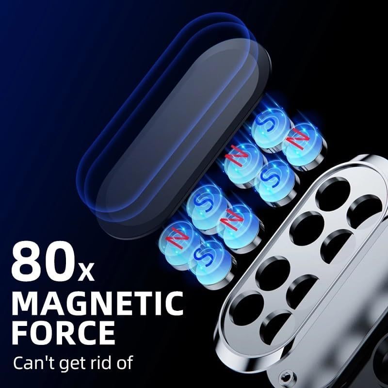 2 Pack Powerful Magnetic Car Phone Holder, Upgrade Strong Magnet, 360° Rotation, Universal Stable Mount Compatible with All Mobile Phones - Image 8