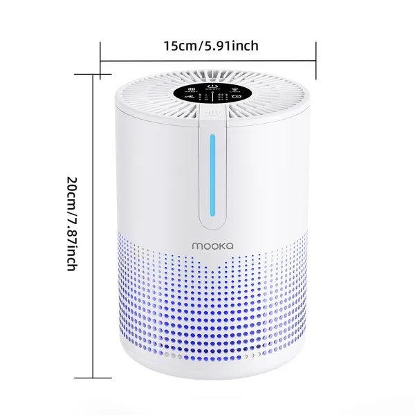 H13 HEPA Air Purifier for Bedroom 430 Sq.Ft, Portable USB, Fragrance Sponge for Pets Dust Odors, for Desktop Car RV - Image 3