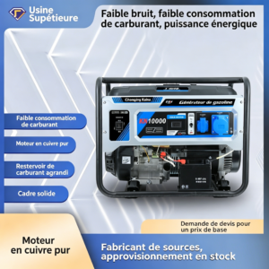 Groupe électrogène à essence portable et compact pour l'extérieur - Haute puissance 8kW - Usage domestique