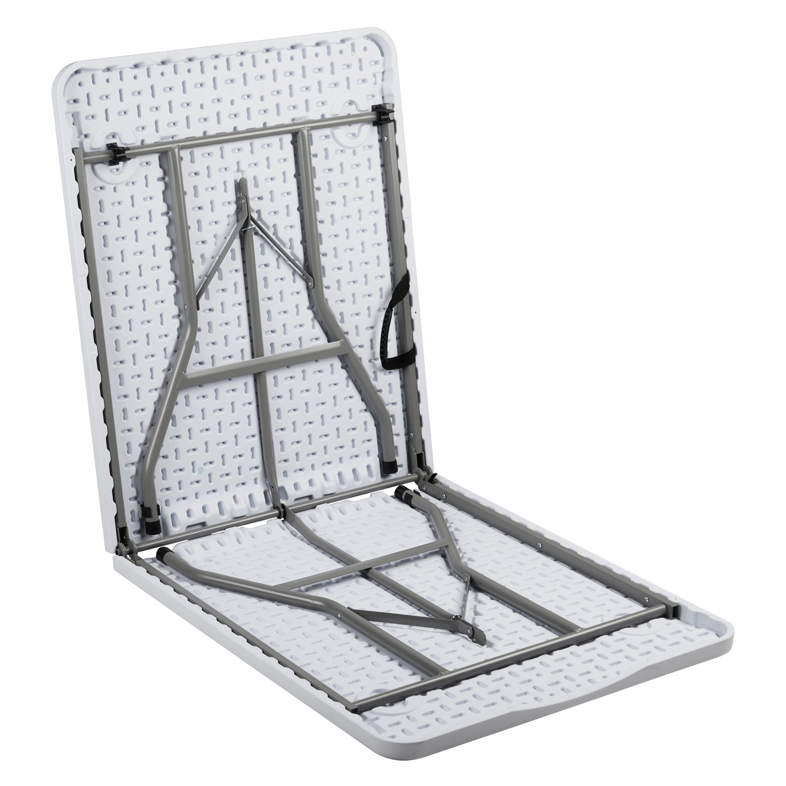Lightweight Plastic Folding Rectangular Table For Outdoor Lounging - Image 10
