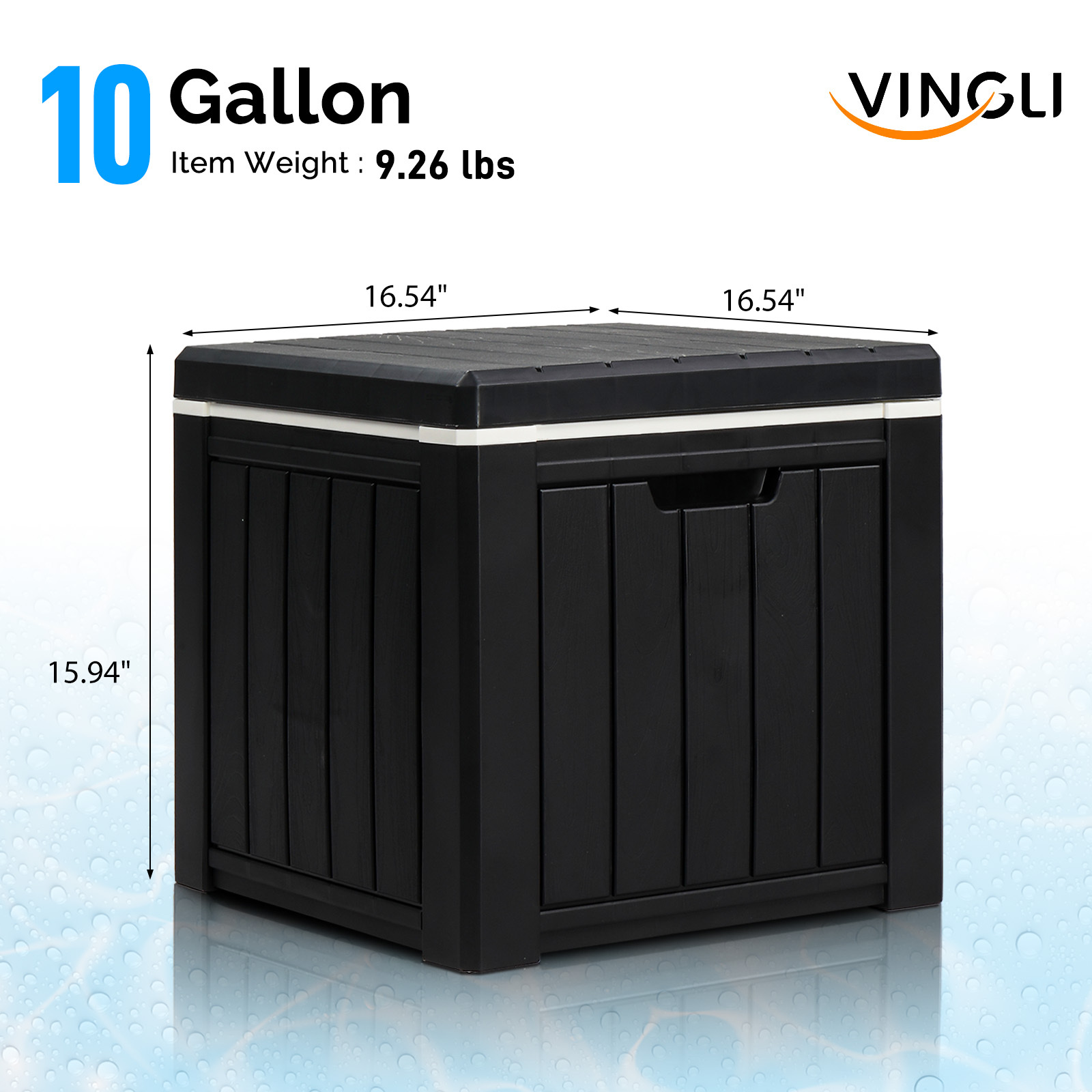 Multi-purpose Ice Cooler Outdoor Cocktail Side Table For Camping - Image 9