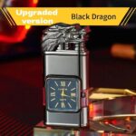 Vintage Watch Butane Lighter – Windproof Jet Flame, No Battery