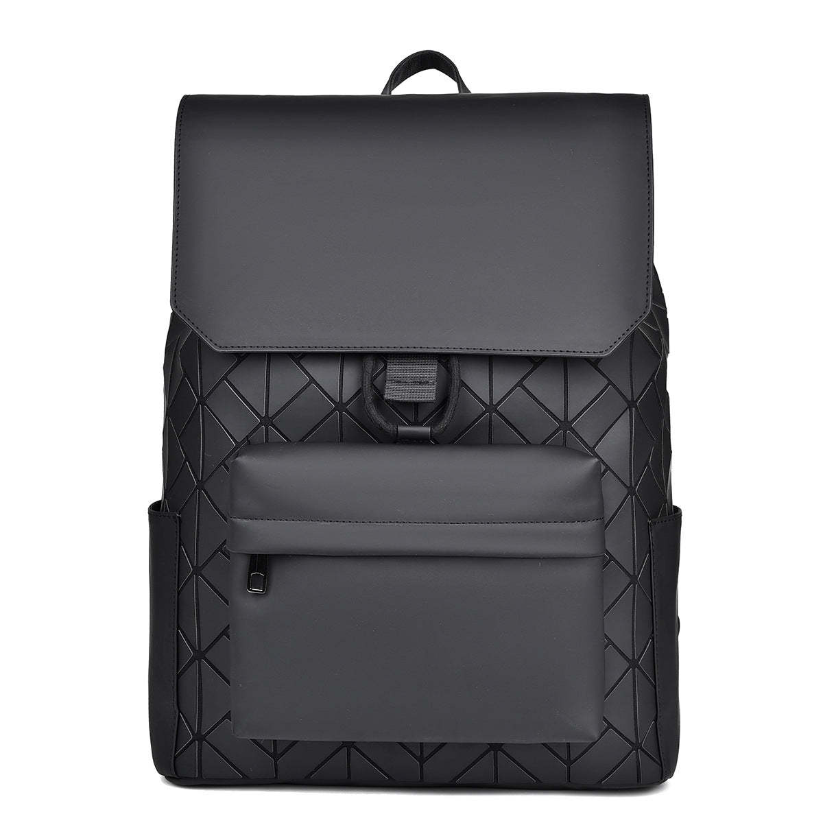 Diamond Pattern Men's Large Capacity Backpack