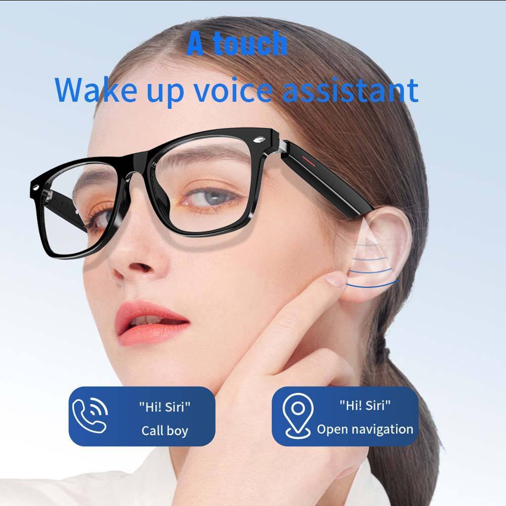 SENBONO E13 Smart Glasses Outdoor Smart Sport Hands-Free Call Music Headphone Anti-Blue Eyeglasses Wireless BT Voice Sunglasses - Image 5