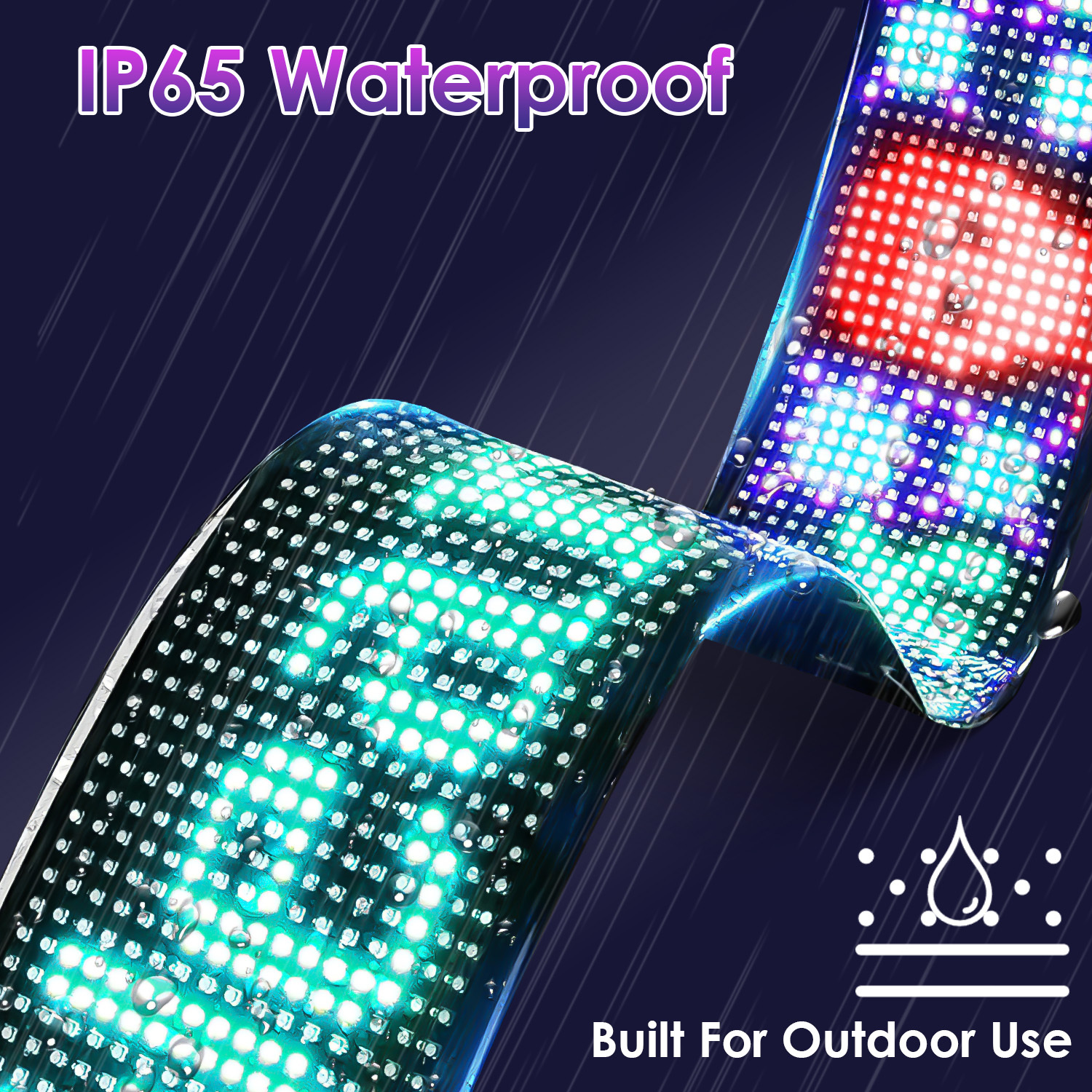 2-Pack 16x96 Programmable Devil Eyes LED Car Signs – Ultra-Thin, APP Control, DIY Text & Animations - Image 6