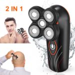 4D 5-Floating Head Rotary Shaver – IPX7 Wet & Dry, Rechargeable, Beard Trimmer for Men