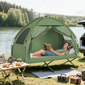 Folding Camping Cot Tent Combo