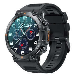 SENBONO Men Smart Watch Round Big Screen Wireless Dial Answer Call Fitness Tracker Outdoor Sports Smartwatch