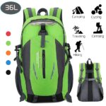36L Outdoor Backpack Waterproof Daypack Travel Knapsack For Hiking Camping Picnic Travel School Spring Summer