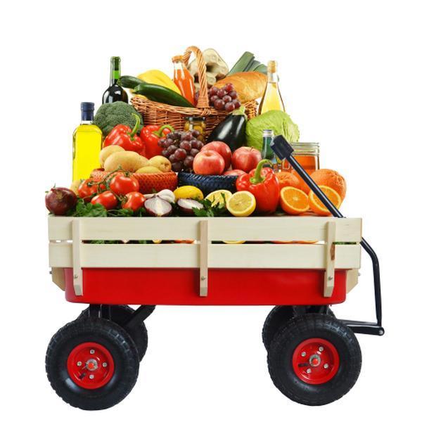 Outdoor Sports Tools Wooden Side Panel Pneumatic Tire Wheelbarrow - Image 4